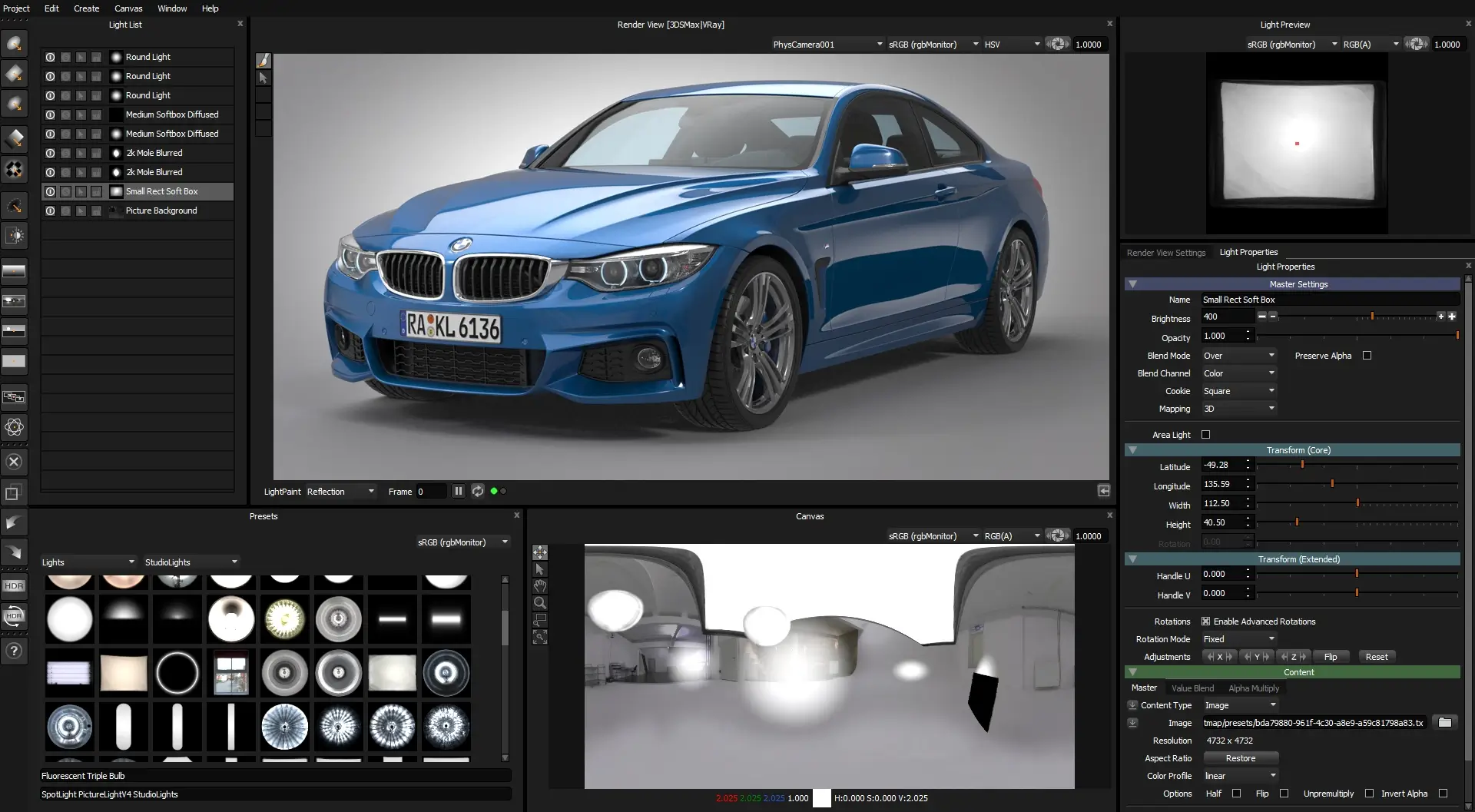 Lightmap HDRLightStudio Xenon V8.2.4.2024.1029 Win top 3D software plug-in (including interface)